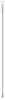 Igeax élelmiszeripari aluminium nyél menetes 150cm-es 25 mm átmérőjű, fehér