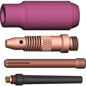   AWI tartozékkészlet 4 részes műanyag dobozban WE 2,4mm ABITIG 17,18,26 A.BINZEL