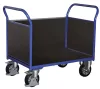 Nagy teherbírású, háromfalú kocsi, rakodófelület hxsz 1600x800mm, külső méretek hxszxm 1730x800x1015 mm, teherbírás 1000 kg