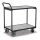 Könnyű asztalkocsi, esd, 2 rakodófelülettel hxsz 835x490 mm, külső méretek hxszxm 975x525x1010 mm, teherbírás 250 kg