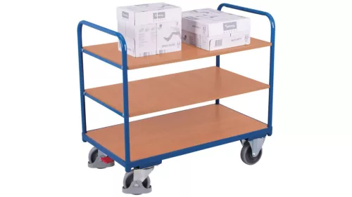 Többszintes kocsi, 3 rakodófelülettel hxsz 1200x800 mm, külső méretek hxszxm 1260x800x990 mm, teherbírás 250 kg