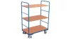 Többszintes kocsi, 5 rakodófelülettel hxsz 1200x800 mm, külső méretek hxszxm 1260x800x1530 mm, teherbírás 250 kg