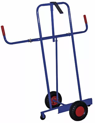 Lapszállítókocsi borulásgátlóval szé x mé x ma 1260x680 x 1425 mm, lapátszélesség 200 mm, teherbírás 250 kg, pneumatikus kerekek