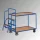 Komissiózó kocsi, 2 rakodófelülettel hxsz 985x590 mm, 2 lépcsős létra, külső méretek hxszxm 1455x625x1320 mm, teherbírás 250 kg