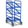 Euro dobozos kocsi, 5 nyitott alvázzal, rakfelület hxsz 1240x610 mm, külső méretek hxszxm 1350x665x1700 mm, teherbírás 250 kg