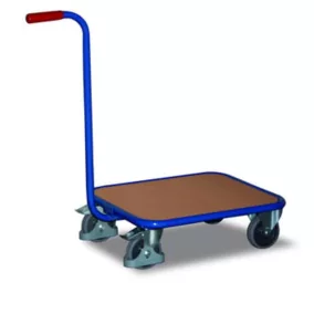   Egykezes kocsik, rakodófelület hxsz 600x500 mm, külső méretek hxszxm 880x500x880 mm, teherbírás 250 kg, ral 5010 enciánkék