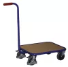 Egykezes kocsik, 2 rakodófelülettel hxsz 600x450 mm, külső méretek hxszxm 940x455x910 mm, teherbírás 200 kg, ral 5010 enciánkék