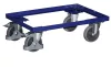 Euro dobozos roller, nyitott váz, rakodófelület hxsz 600x400 mm, külső méretek hxszxm 610x415x205 mm, teherbírás 250 kg