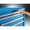 Fiókos szekrényház, elektromos. kombinációs zár, szé x mé x ma 717x725x800 mm, ral 5012