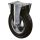 Szállítóeszköz fix görgő, termoplasztikus. gumi szürke, átmérő 80 mm, teherbírás 100 kg, görgőscsapágy, csavaros lemez
