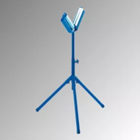   Görgős állvány 2 v-alakú tartógörgővel, teherbírás 100 kg, görgőszélesség 200 mm, magasság 670-1100 mm