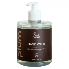   Plum Soft Sense szappan friss jázmin- és citrus illattal, 500 ml pumpás flakon