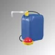 Lábpumpa pp, áramlási sebesség kb. 20 l/perc, merülési mélység 700 mm
