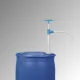 Pp hordó pumpa, merülési mélység 1000 mm, ürítőív, áramlási sebesség kb. 12 l/perc