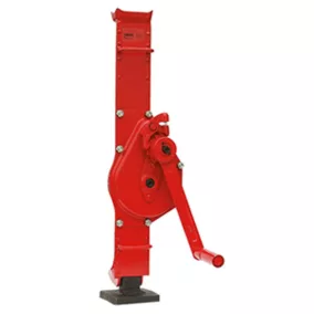   Acél csörlő fix karmos, teherbírás 1,5 t, emelési tartomány 60-360 mm, súly 14 kg