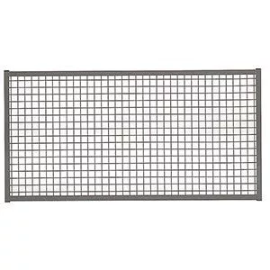 Vario sarokrögzítő elem válaszfal védőrácsokhoz, sz x m 500/500x750 mm, ral 7037 porszürke