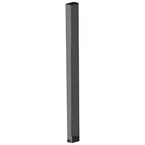 Vario sarokrögzítő elem válaszfal védőrácsokhoz, sz x m 500/500x750 mm, ral 7037 porszürke