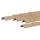 Élvédő kartonból 1100x35x35 mm, vastagság 3 mm, 200 db-os csomag