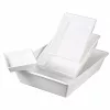 Laboratóriumi tálkészlet, 6 db, pp, amely a következőket tartalmazza: 1x0,5 l, 1x1,5 l, 1x3 l, 1x10 l, 1x21 l, 1x39 l, fehér