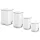 Ipari pedálos szemetes, űrtartalom 27 liter, fehér, acél, széxméxma 360x370x440 mm, súly 7,88 kg