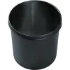 Műanyag papírkosár, lángálló, űrtartalom 12 l, átmérő x magasság 260 x 270 mm, fekete, 5 darabos csomag