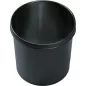   Műanyag papírkosár, lángálló, űrtartalom 12 l, átmérő x magasság 260 x 270 mm, fekete, 5 darabos csomag
