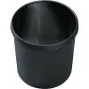 Műanyag papírkosár, lángálló, űrtartalom 12 l, átmérő x magasság 260 x 270 mm, fekete, 5 darabos csomag
