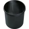 Műanyag papírkosár, lángálló, űrtartalom 12 l, átmérő x magasság 260 x 270 mm, fekete, 5 darabos csomag