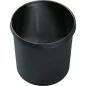   Műanyag papírkosár, lángálló, űrtartalom 12 l, átmérő x magasság 260 x 270 mm, fekete, 5 darabos csomag