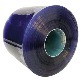   Szalagfüggöny karnis, átlátszó, 200x2 mm, akasztóval együtt