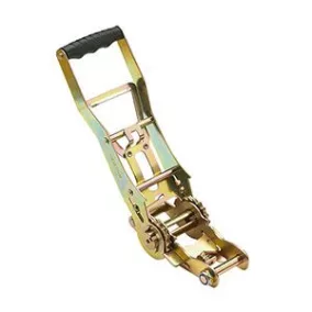   Kétrészes rögzítőpánt, hosszú karos irányváltó racsni + keretkampó, 4000 dan szakítószilárdság. azonosító umr., öv szélessége 50 mm, h 4 m, narancssárga szín, 4 csík, ve 2 darab