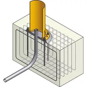   Kétrészes rögzítőpánt, hosszú karos irányváltó racsni + karabíner, 4000 dan szakítószilárdság. id umr., gurtbr. 50 mm, h 4 m, narancssárga szín, 4 csík, 2 db-os csomag