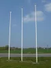 Üvegszálas erősítésű zászlórúd belső kötélvezetéssel és emelőszerkezettel, billenőszerkezettel, árbocvéggel és súllyal. hossz 7 méter