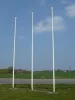 Üvegszálas erősítésű zászlórúd belső kötélvezetéssel és emelőszerkezettel, billenőszerkezettel, árbocvéggel és súllyal. hossz 8 méter