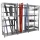 Ezermester polcos állvány, széxméxma 2755x500x2000 mm, horganyzott, 2 db 875 mm-es rekesz elválasztó lécekkel, 1 db 1005 mm-es rekesz dróthálós kosarakkal