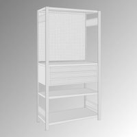 Apróalkatrész polc modul 3