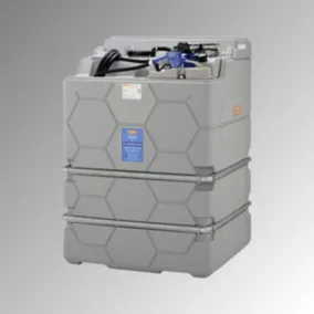   Adblue tartályrendszer, beltéri telepítés, térfogat 1500 l, 6 m töltőtömlő, súly 165 kg, elektromos szivattyú 35 l/perc