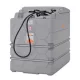 Kenőrendszer, beltéri telepítés, 1000 l térfogat, 4 m töltőtömlő, digitális számlálóval, fedél nélkül, 9 l/perc elektromos szivattyú
