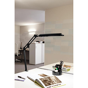 Led-es lámpa atlantic, talp, lámpafej 330x70 mm, magasság 450 mm, 21 led, 9 w, fekete