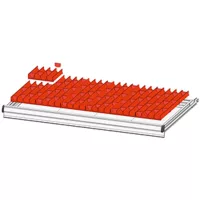 Válaszfal készlet 18 db 4 részes vályú