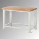 Nagy teherbírású munkapad, 100 mm-es bükkfa asztallap, széxméxma 3000x700x900 mm, ral 7035, teherbírás 4500 kg