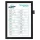 Információs keret tolltartóval, mágneses, din a4, sz x m 210x297 mm, fekete, 5 db-os csomag