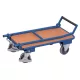 Összecsukható kocsi fékkel, 1 rúddal, rakodófelület hxszxm 720x450 mm, külső méretek hxszxm 865x450x1005 mm, teherbírás 150 kg