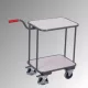 Egykezes kocsik, esd, 2 rakodófelület hxsz 610x455 mm, külső méretek hxszxm 940x455x910 mm, teherbírás 250 kg