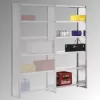 Csavarmentes polc oldalfalakkal, horganyzott, alsó rész, 6 horganyzott polc, polcterhelés 350 kg, széxméxma 1005x600x2500 mm