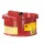 Acéllemezből készült mosó- és merítőtartályok, átmérő x magasság 238 x 140 mm, űrtartalom 4 liter, piros szín