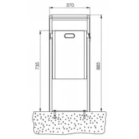 40 l, teljes ral 6005, felirat