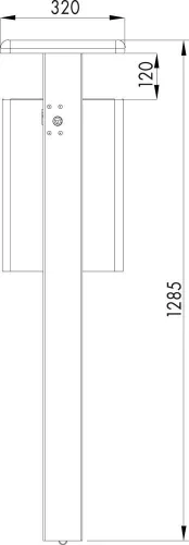 Szögletes szemetes fedéllel, kb. 40 literes, tűzihorganyzott, fedéllel és állvánnyal ral 6005 színben, betonba szerelhető