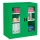 Kétajtós szekrény betekintőablakkal, üres, széxméxma 950x420x1016 mm, 2 polc, ral 6011/6011 rezeda zöld