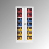 Kétajtós szekrény betekintőablakkal